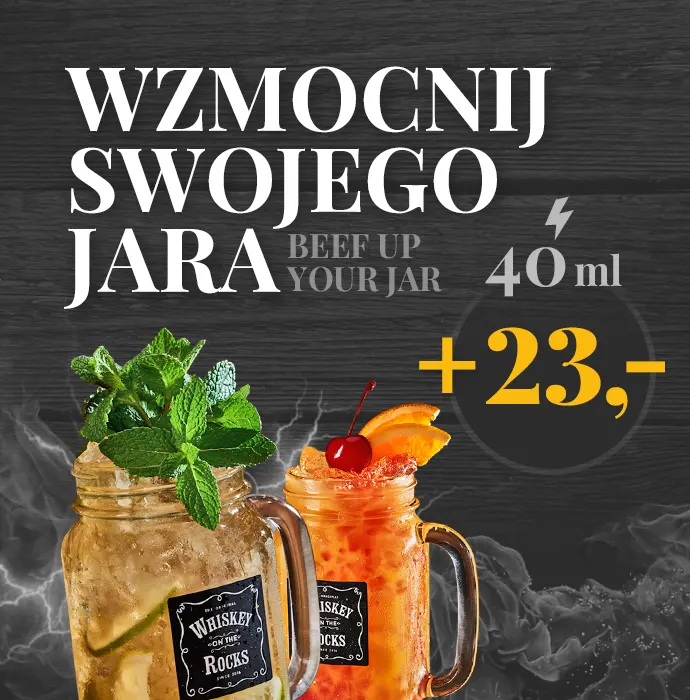 Każdego Jara możesz wzmocnić dodatkową porcją Jack Daniels Tennessee Whiskey 40 ml