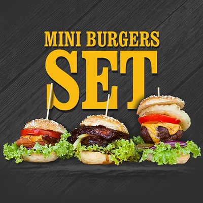 MINI BURGERS SET